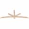Ekena Millwork Alberta Smooth Timber Gable Bracket, Douglas Fir, 72"W x 30"H x 1 1/2"D x 3 1/2"F, 10/12 Pitch GBW072X30X0204ALB00SDF - alternate 3